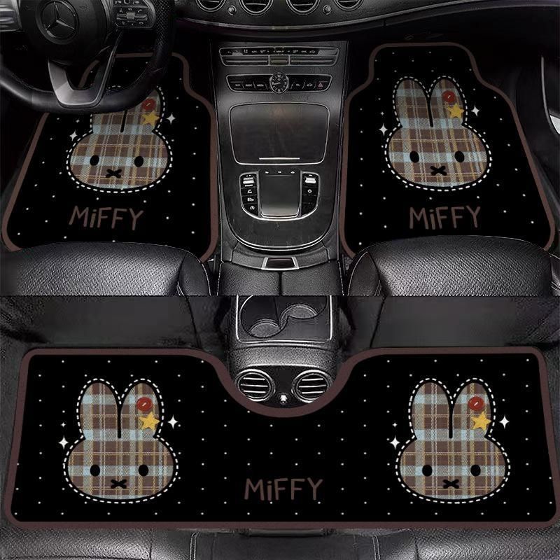Interior Design Product - Alfombrilla de coche Kawaii Miffy Rabbit
