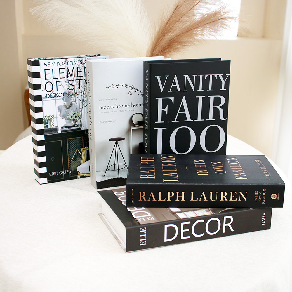 Interior Design Handbook - Libros falsos de lujo para decoración,