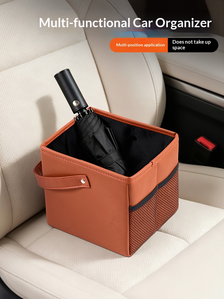 Cubo de basura para coche, caj - Interior Design Logo reseña y precio