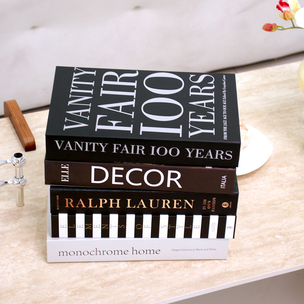 Libros falsos de lujo para dec - Interior Design Handbook reseña y precio